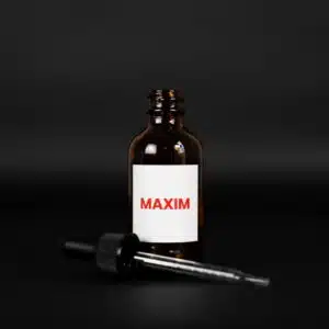 MAXIM Hair Restoration product. Topical solution for hair loss treatment. May improve hair transplant results.